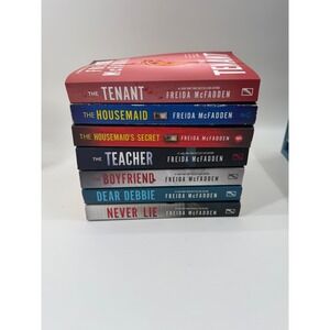 Freida McFadden 7 Book Bundle The Housemaid Teacher Tenant Boyfriend Never Lie